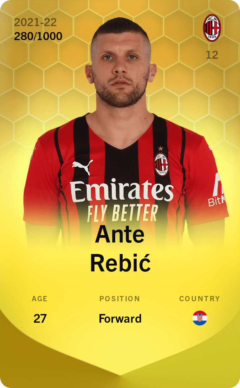 Ante Rebić 2021-22 • Limited 280/1000