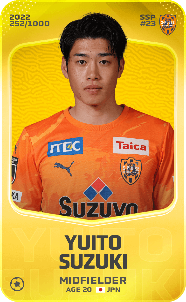 Yuito Suzuki 2022-23 • Limited 252/1000
