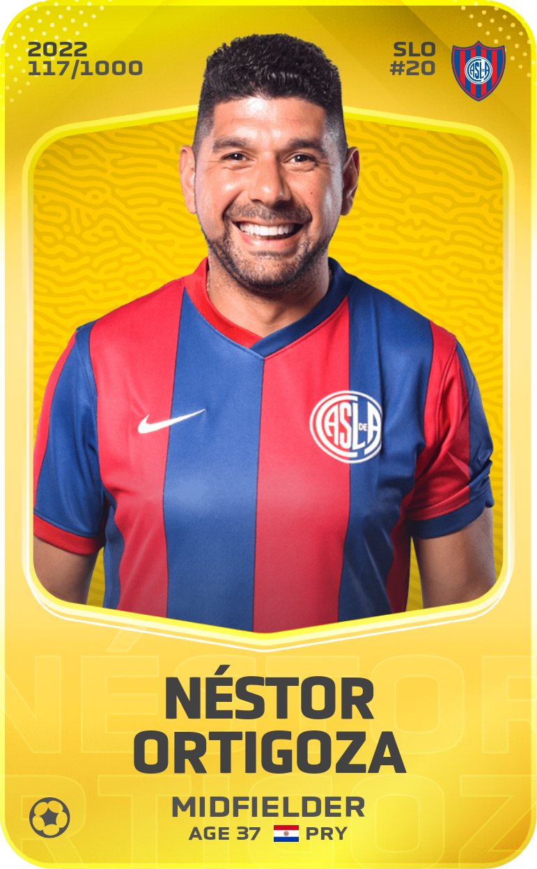 Sorare - Sorare Official - Néstor Ortigoza 2022-23 • Limited 117/1000 - NFT # 75422625255671045192606649172652990557812695632893880980057027598907640110741