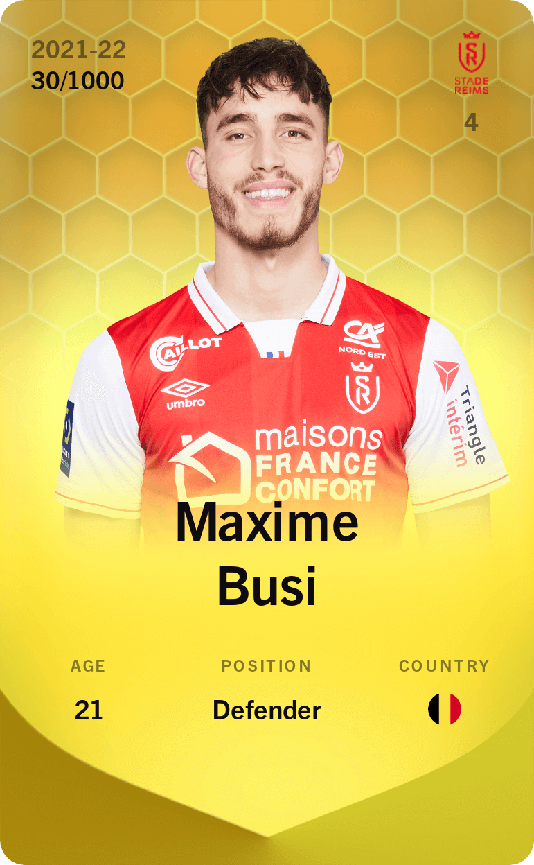 Maxime Busi 2021-22 • Limited 30/1000