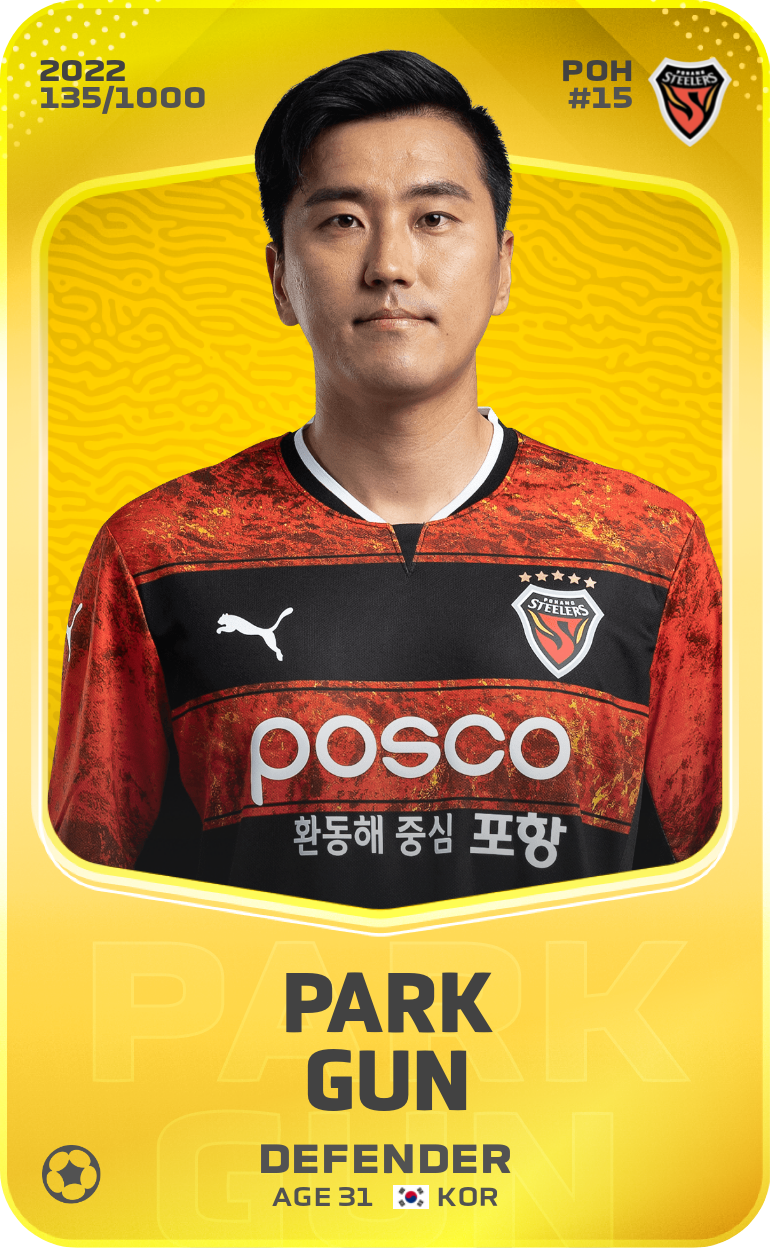 Sorare - Sorare Official - Park Gun 2022-23 • Limited 135/1000 - NFT # 36019563625836643603936154992490959423142967884837757156944115280055344198462