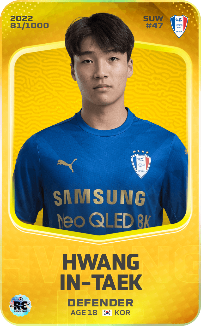 Hwang In-Taek 2022-23 • Limited 81/1000