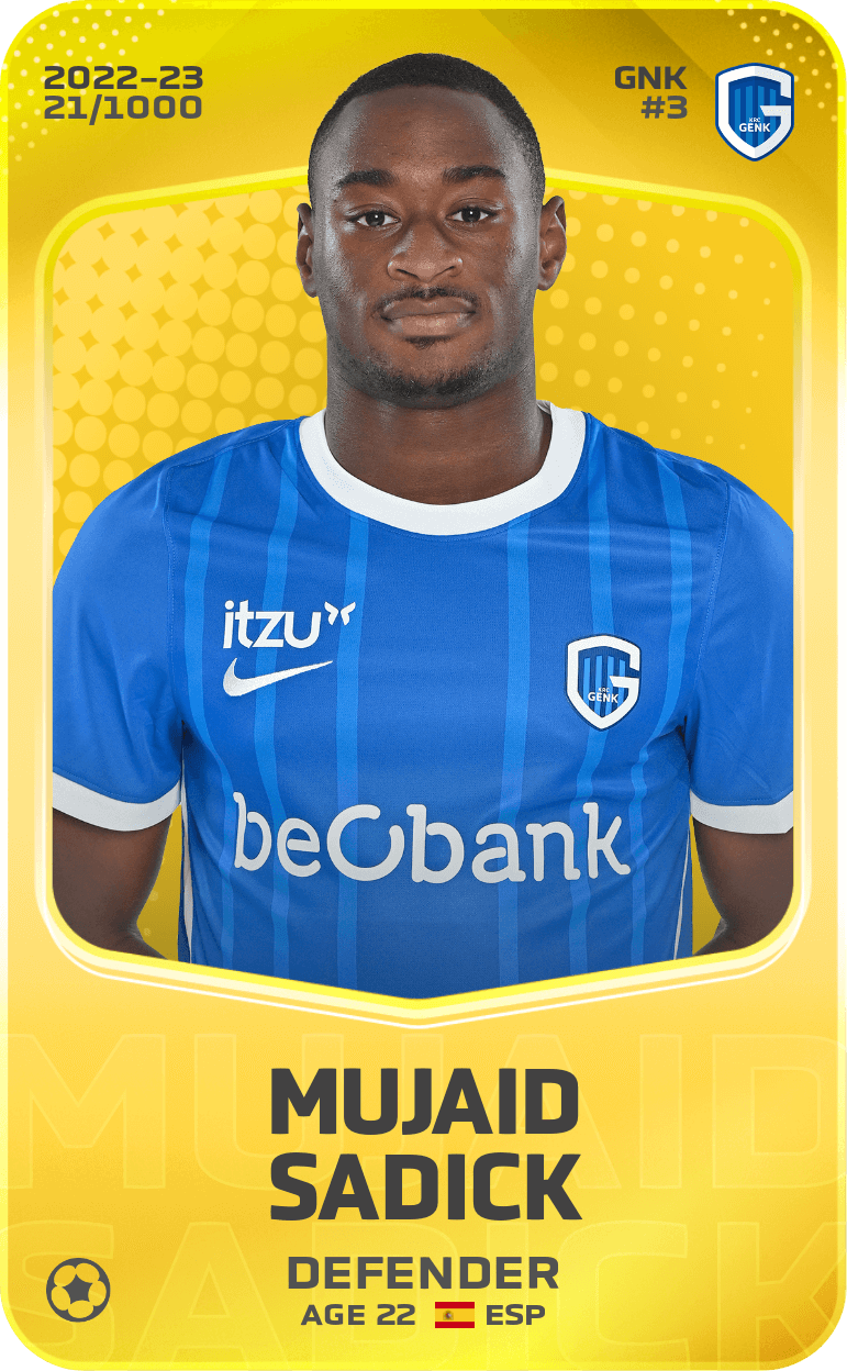 Mujaid Sadick 2022-23 • Limited 21/1000