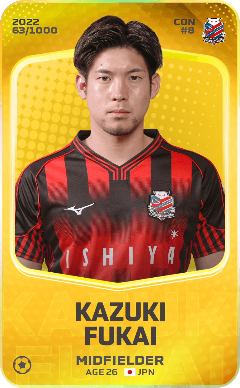 Kazuki Fukai 2022-23 • Limited 63/1000