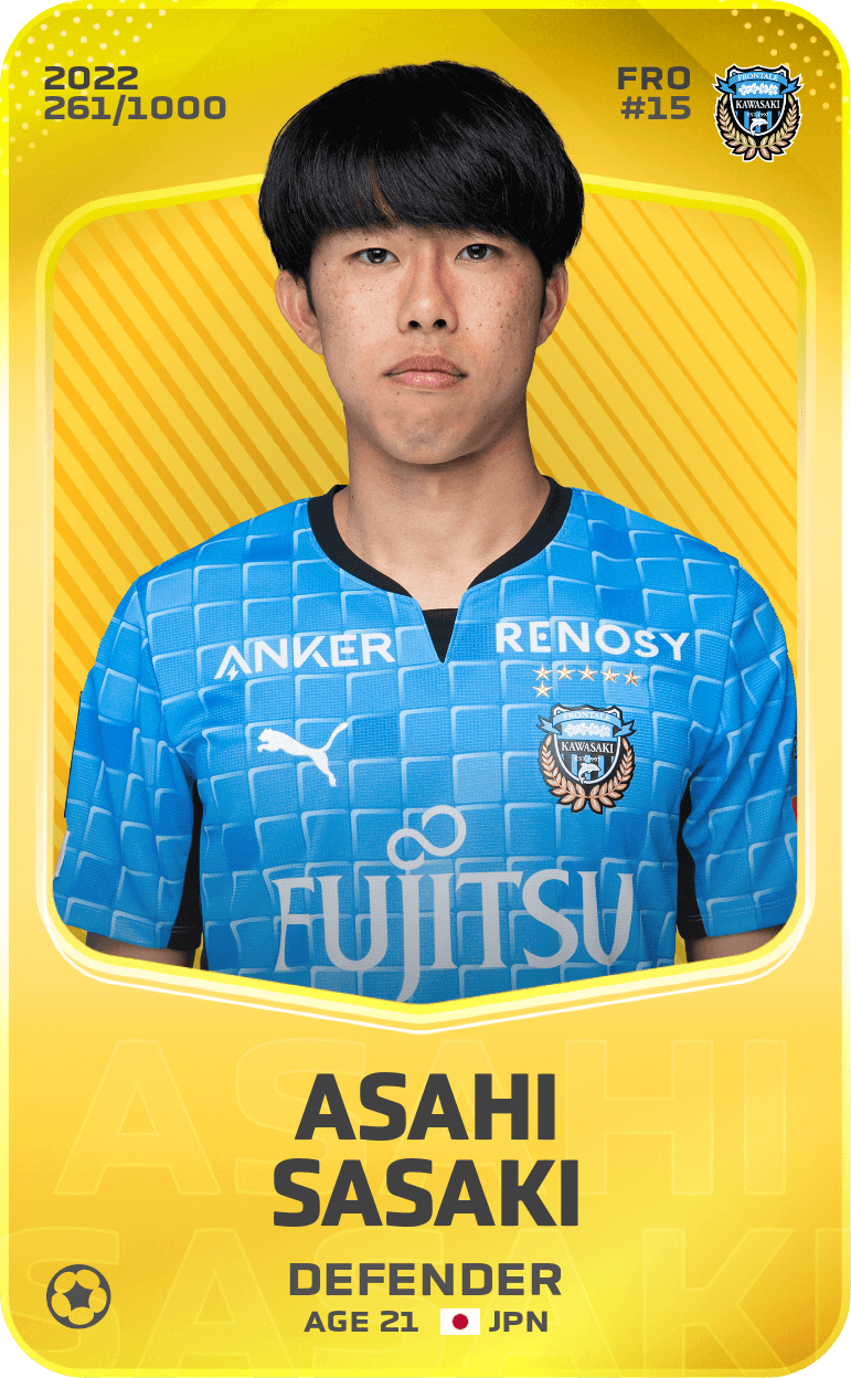 Asahi Sasaki 2022-23 • Limited 261/1000