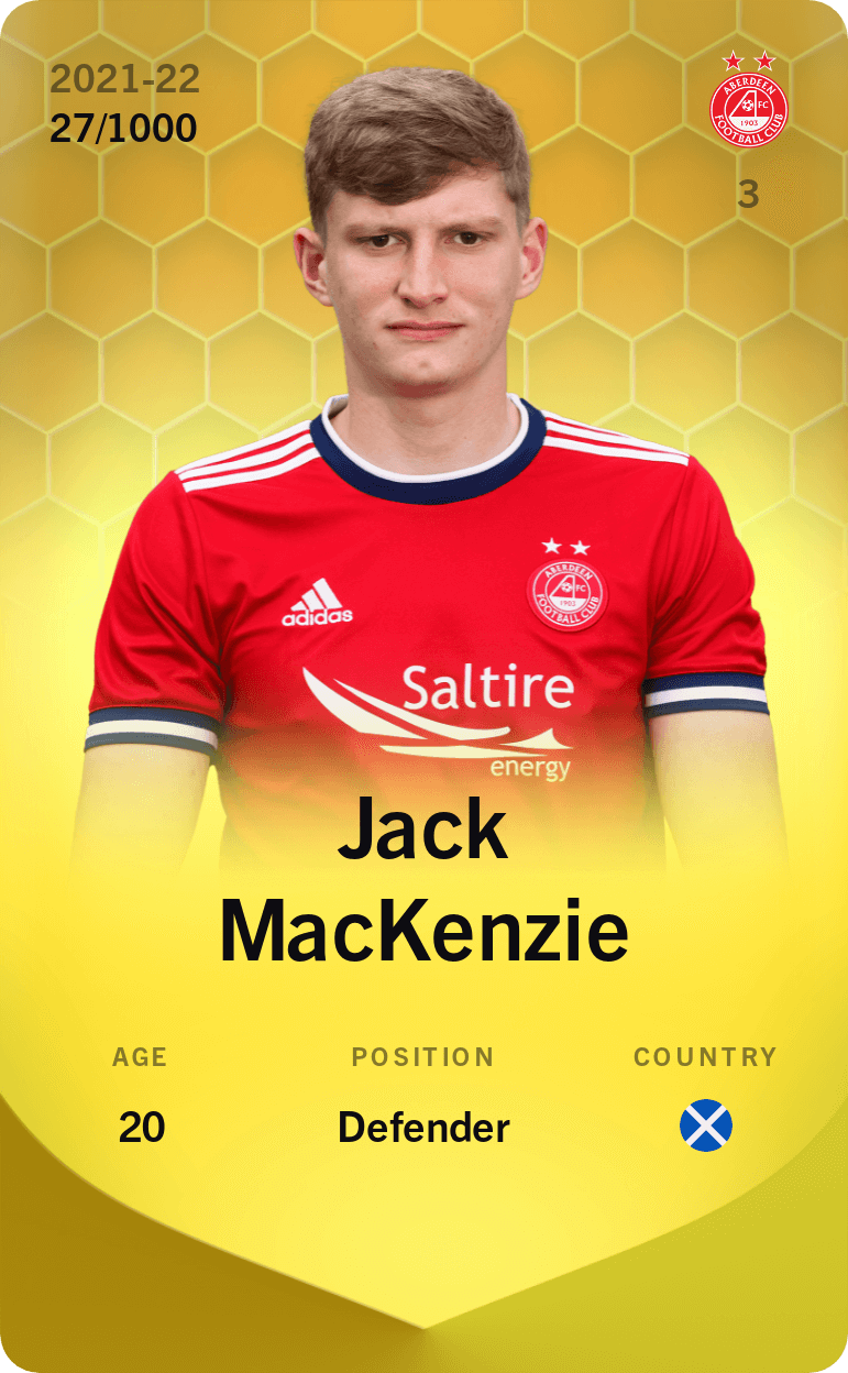 Jack MacKenzie 2021-22 • Limited 27/1000