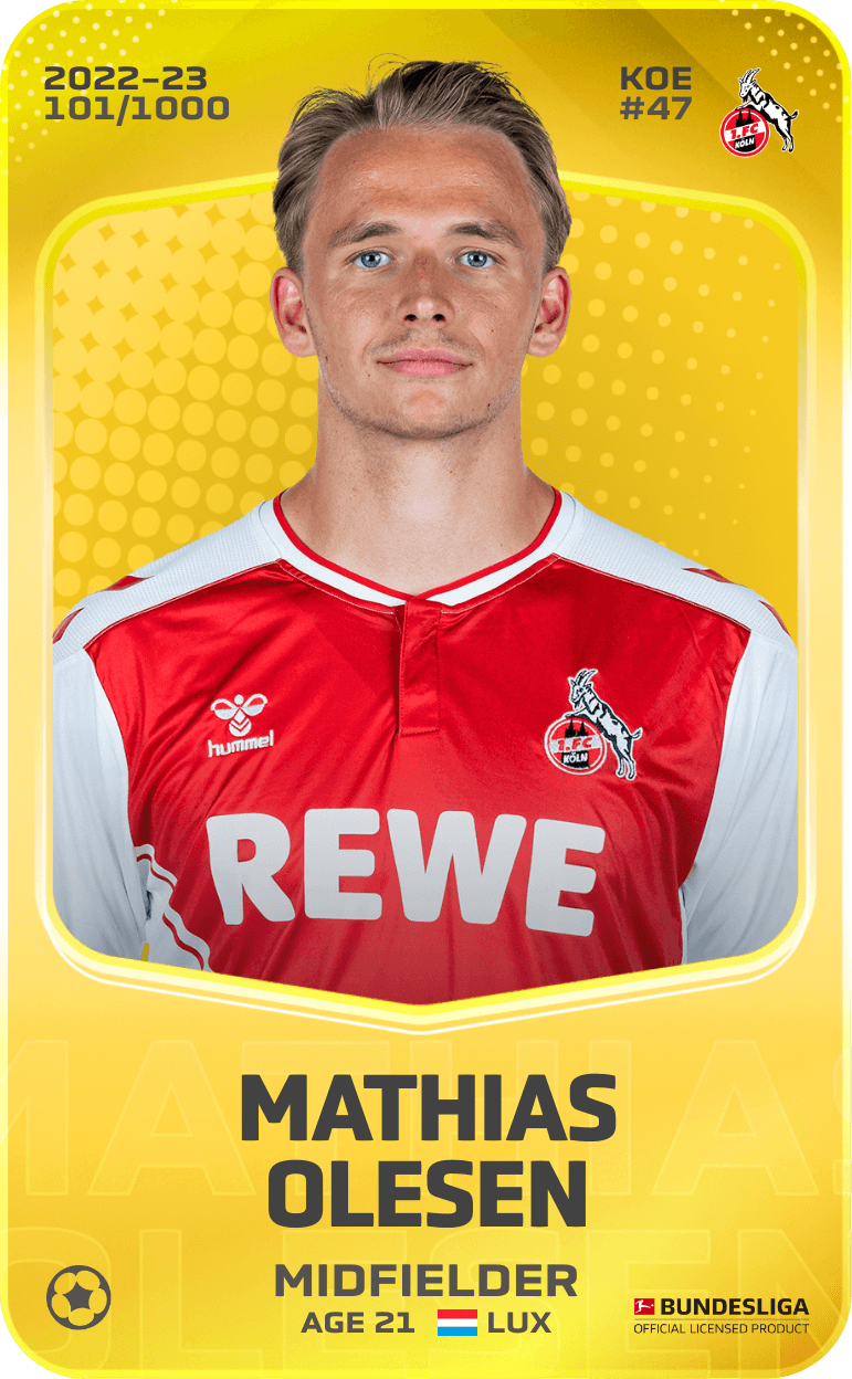 Mathias Olesen 2022-23 • Limited 101/1000