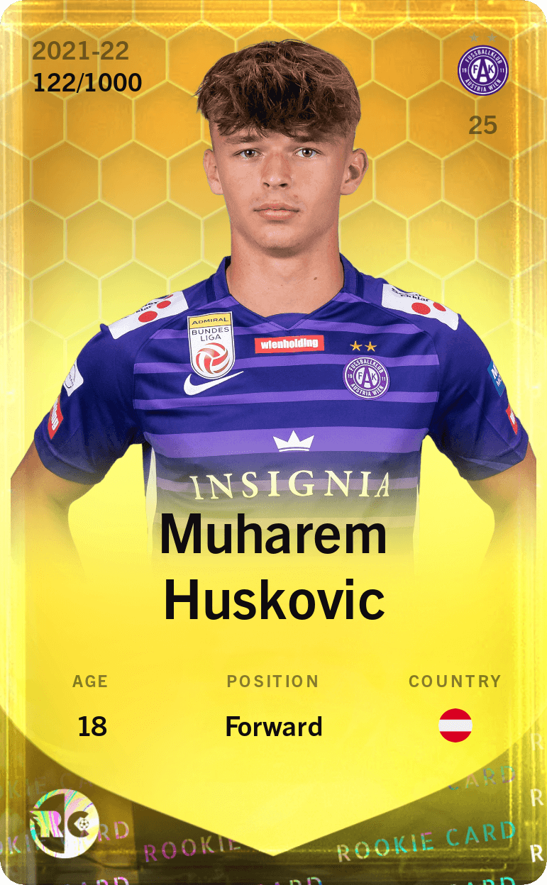 Muharem Huskovic 2021-22 • Limited 122/1000