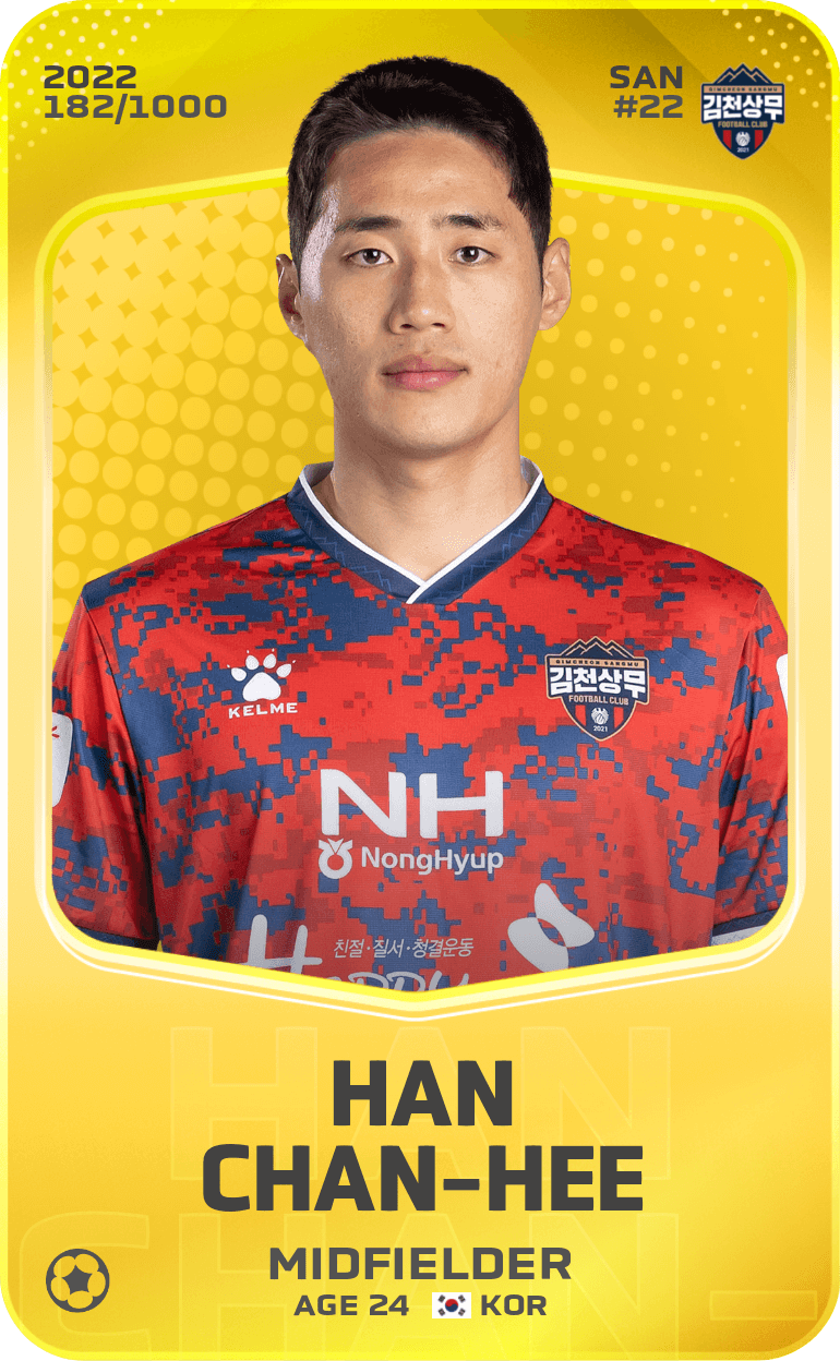 Han Chan-Hee 2022-23 • Limited 182/1000