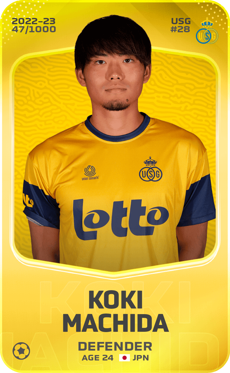 Koki Machida 2022-23 • Limited 47/1000