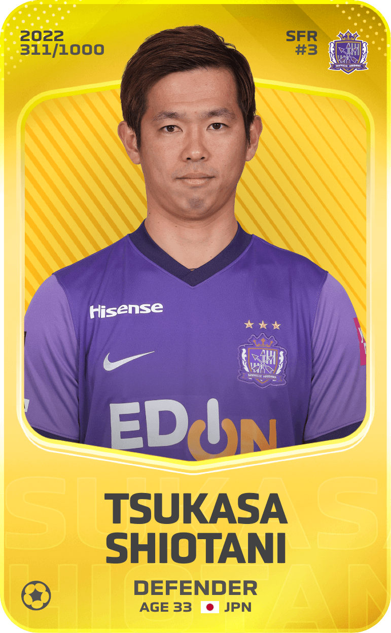 Tsukasa Shiotani 2022-23 • Limited 311/1000