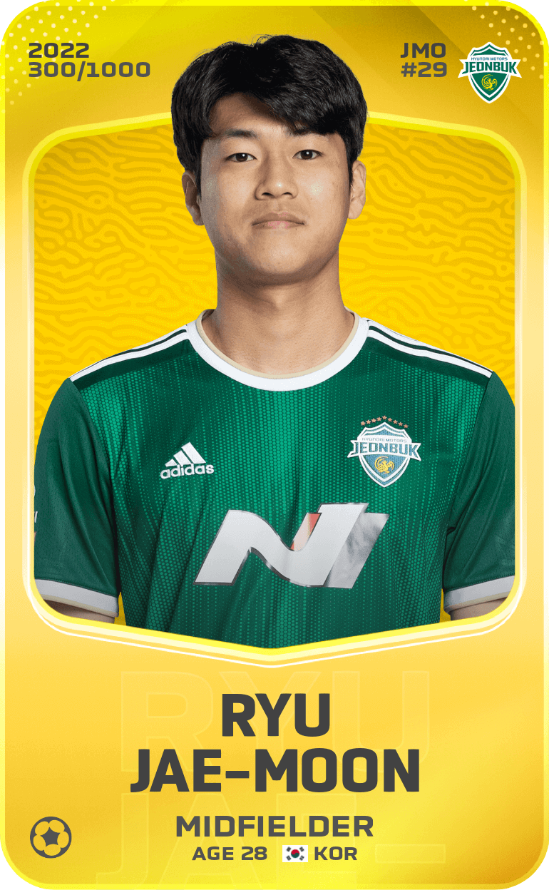 Ryu Jae-Moon 2022-23 • Limited 300/1000