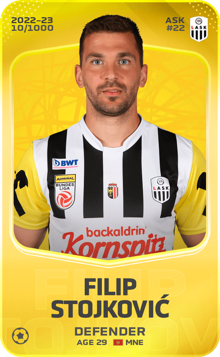 Filip Stojković 2022-23 • Limited 10/1000