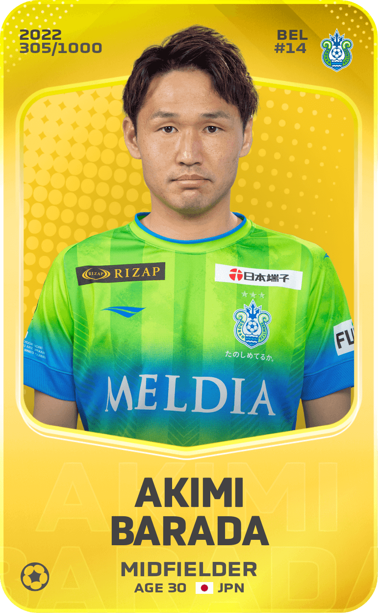 Akimi Barada 2022-23 • Limited 305/1000