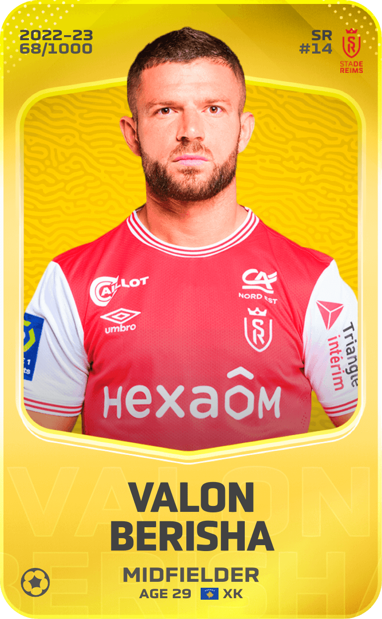 Valon Berisha 2022-23 • Limited 68/1000