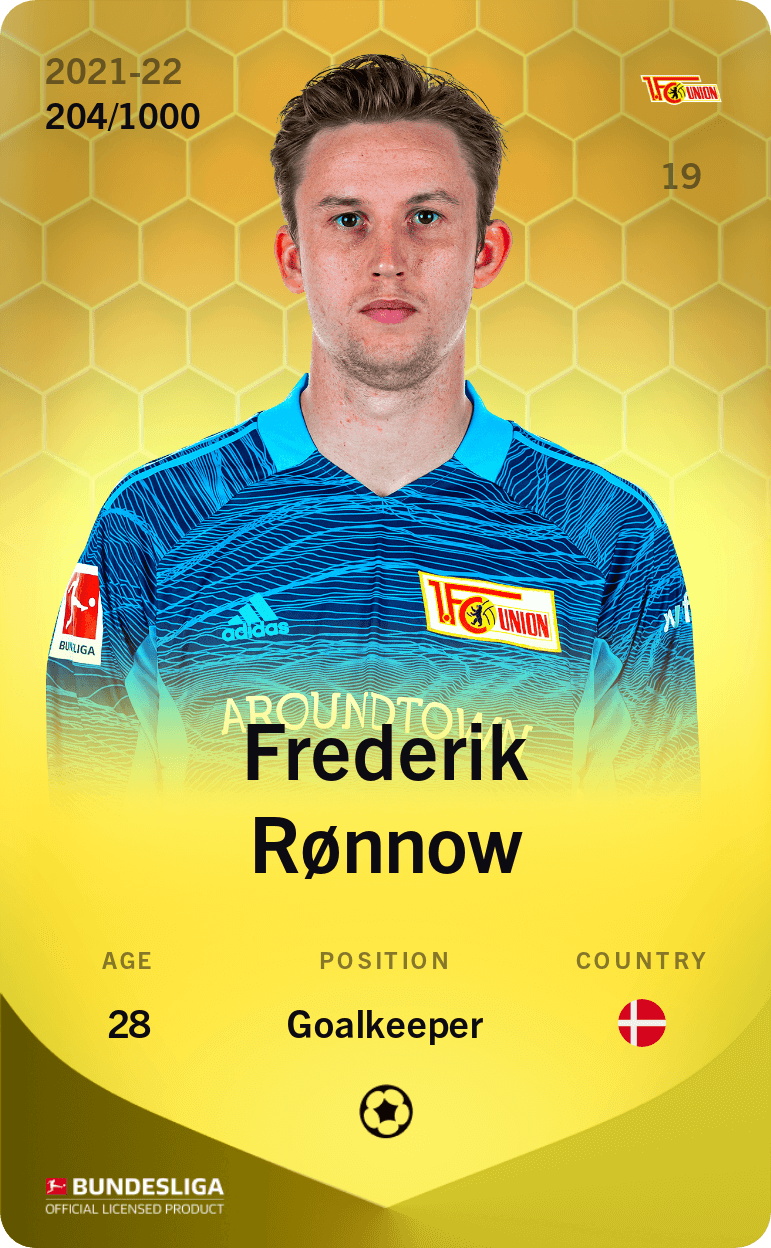 Frederik Rønnow 2021-22 • Limited 204/1000