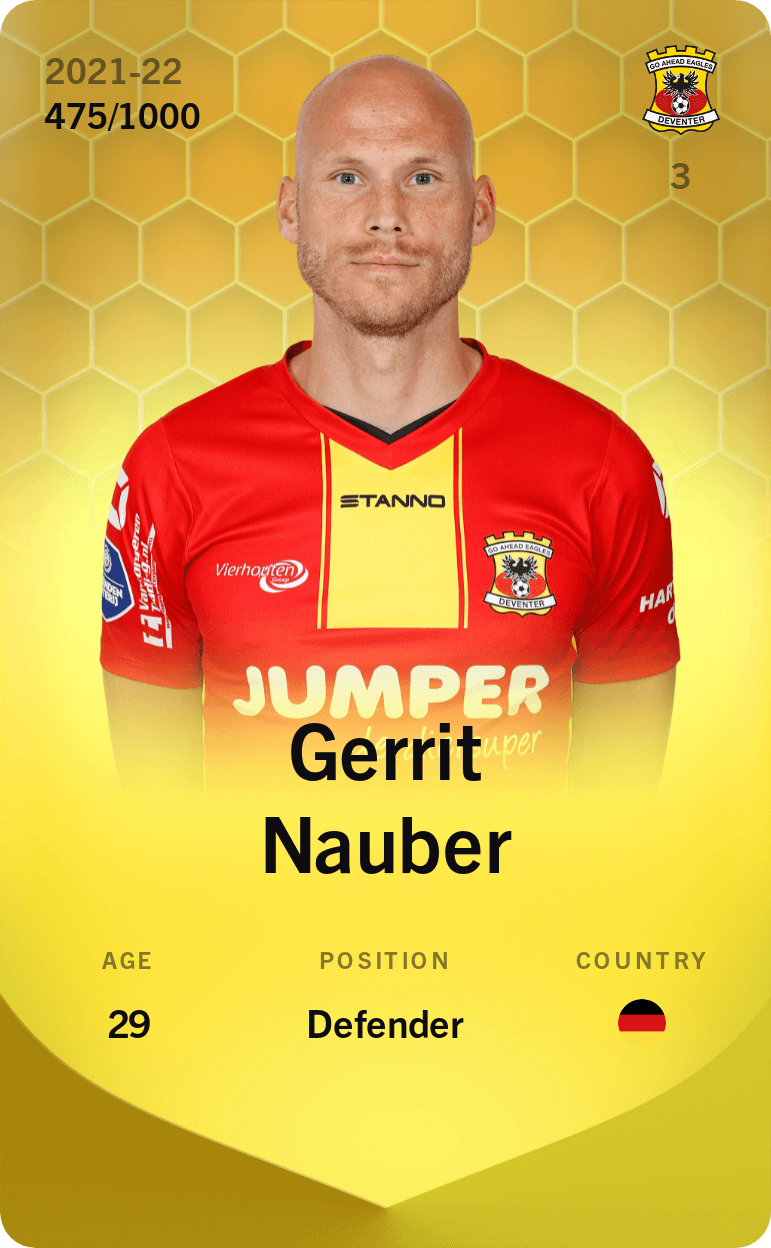 Gerrit Nauber 2021-22 • Limited 475/1000
