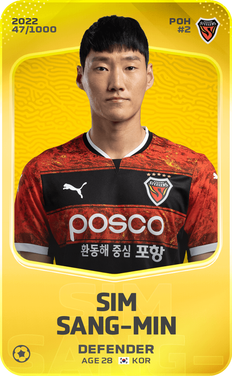 Sim Sang-Min 2022-23 • Limited 47/1000