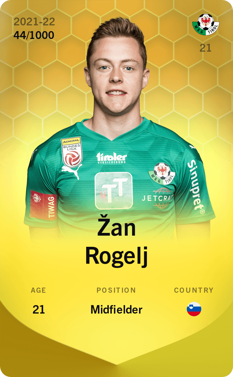 Žan Rogelj 2021-22 • Limited 44/1000