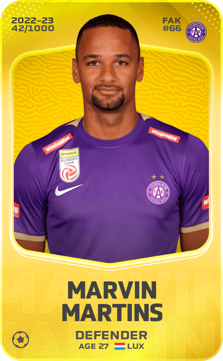 Marvin Martins 2022-23 • Limited 42/1000