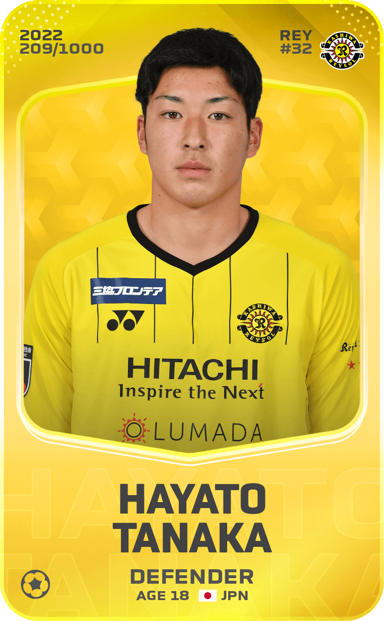 Hayato Tanaka 2022-23 • Limited 209/1000