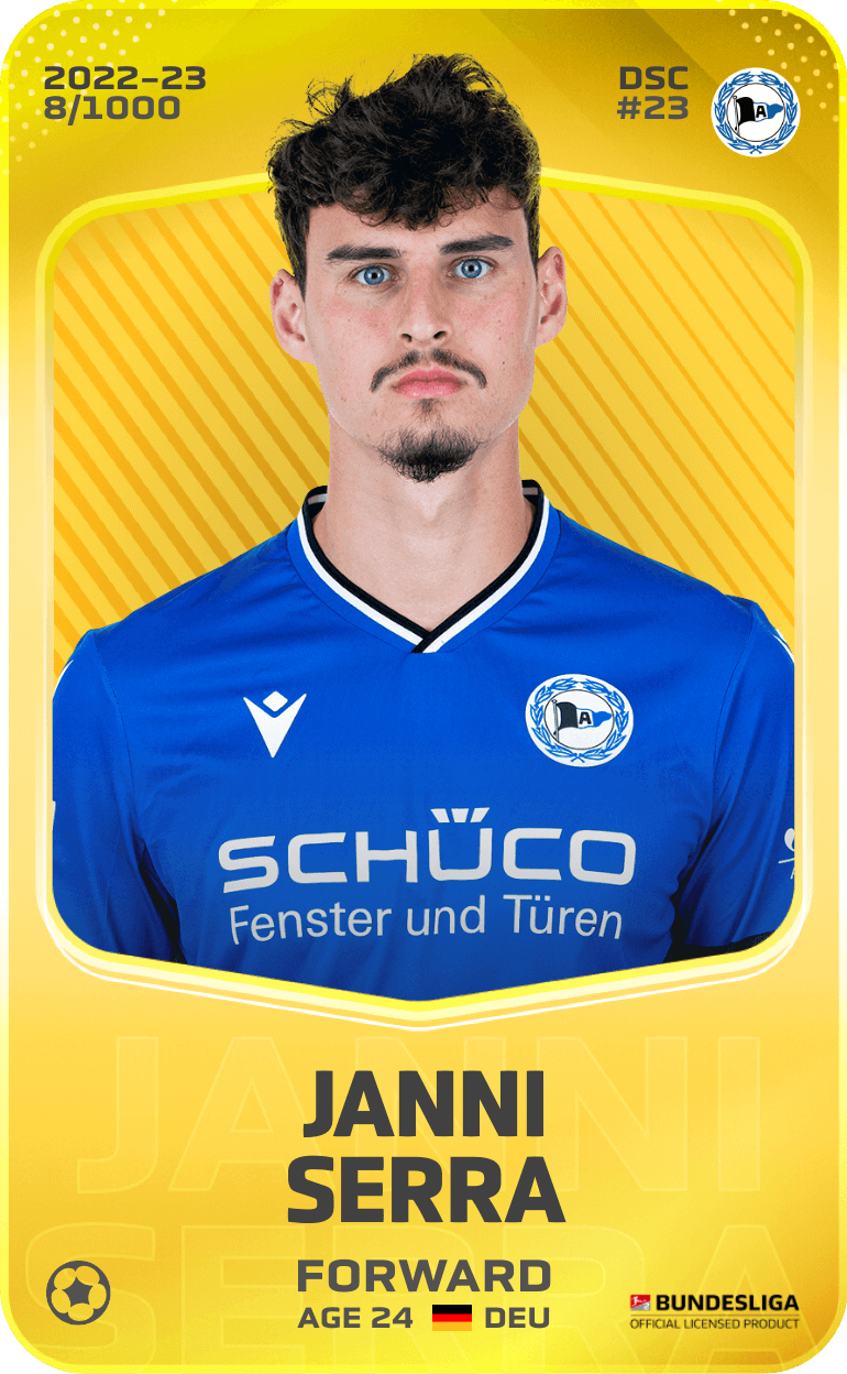 Janni Serra 2022-23 • Limited 8/1000