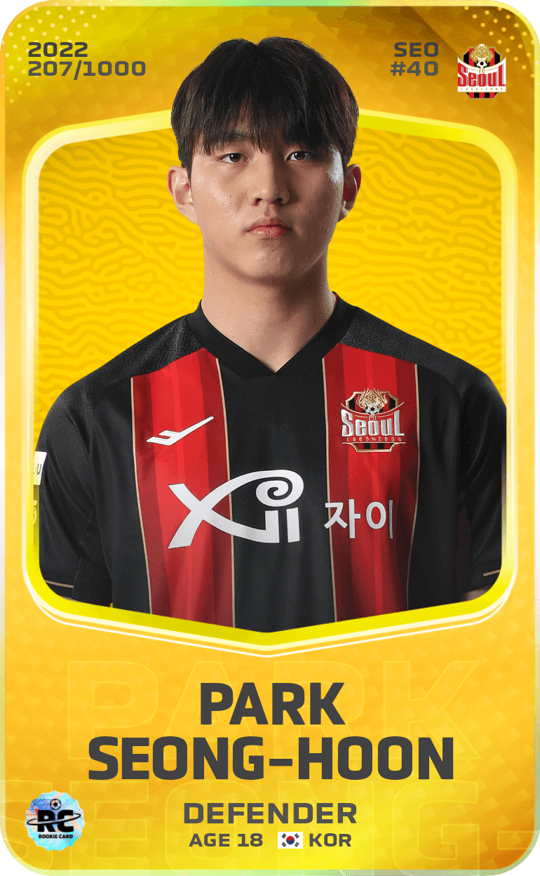 Park Seong-Hoon 2022-23 • Limited 207/1000