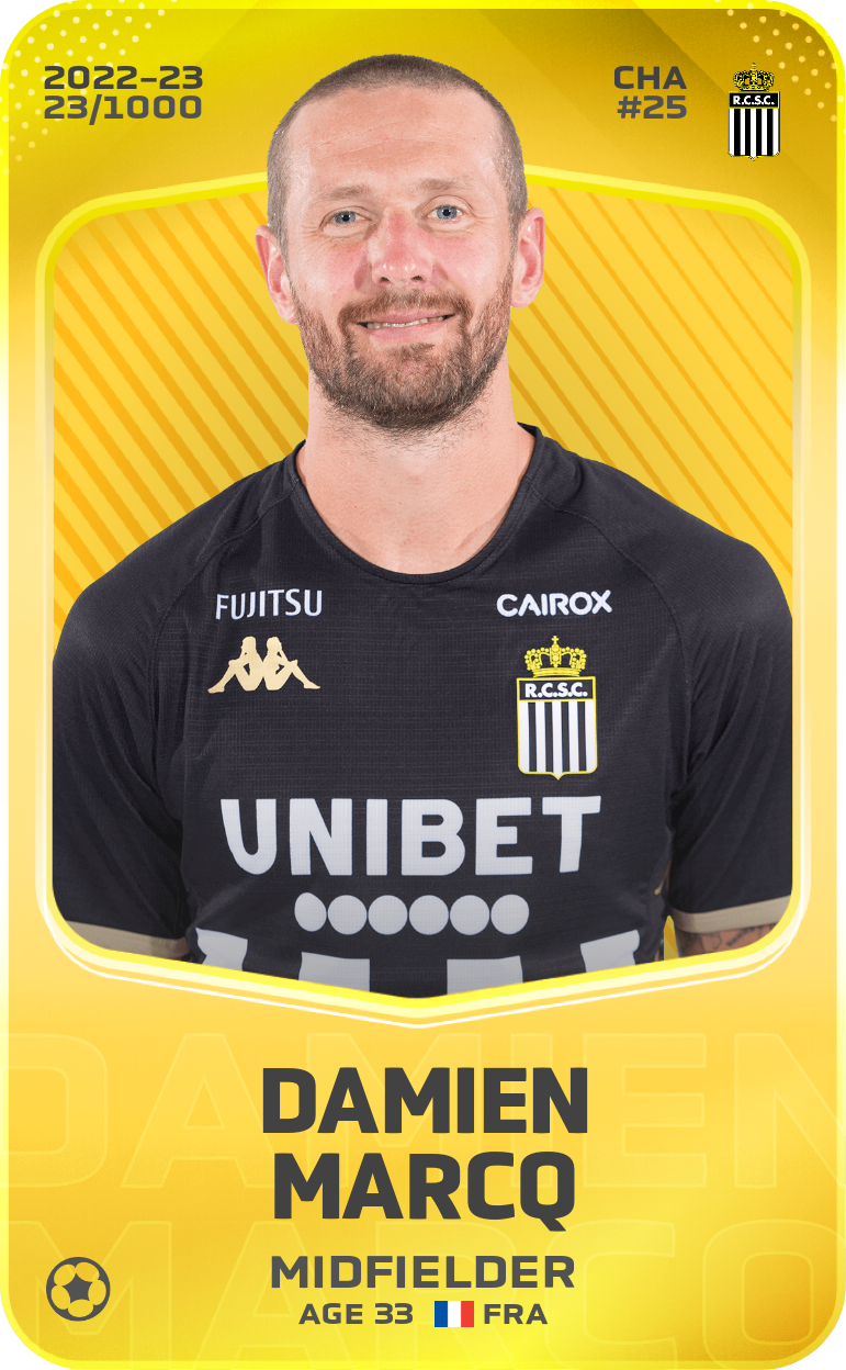 Sorare - Sorare Official - Damien Marcq 2022-23 • Limited 23/1000 - NFT # 12141130512819909276898942690435748444691152741336572598186810744218552400515