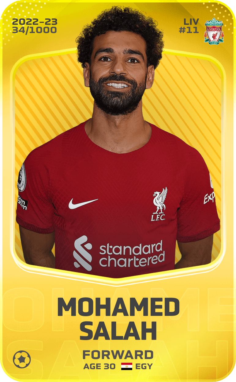 Mohamed Salah 2022-23 • Limited 34/1000