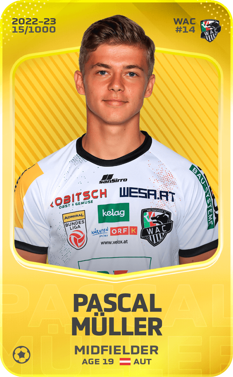Pascal Müller 2022-23 • Limited 15/1000