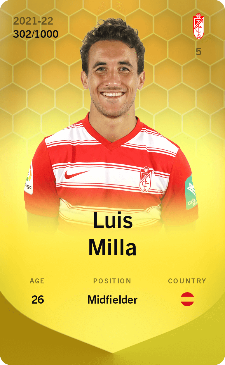 Luis Milla 2021-22 • Limited 302/1000