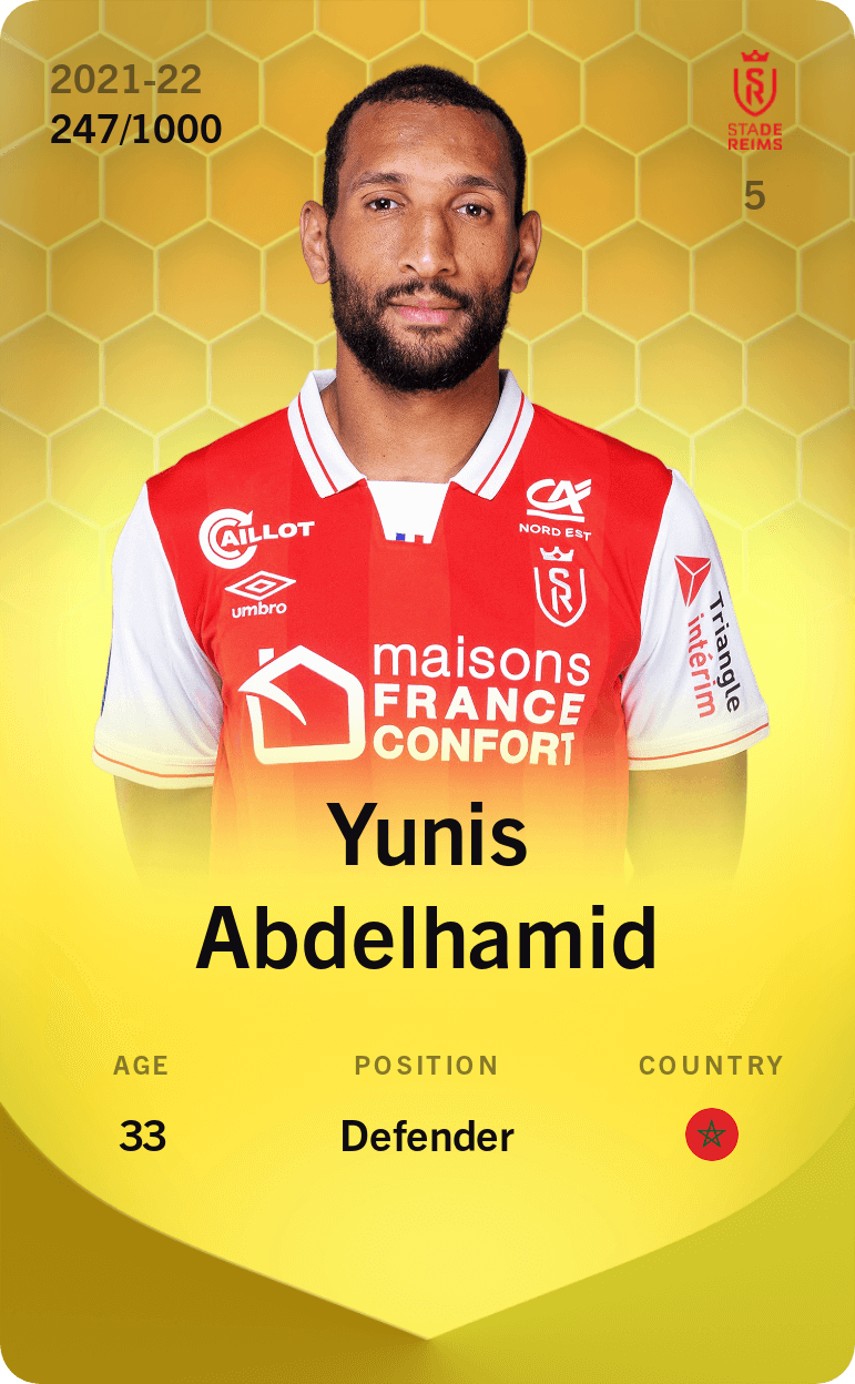 Yunis Abdelhamid 2021-22 • Limited 247/1000