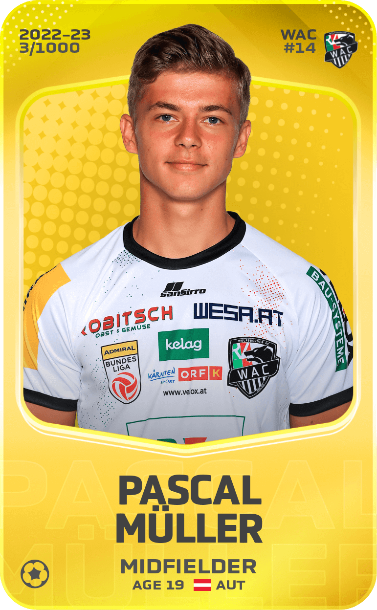 Pascal Müller 2022-23 • Limited 3/1000