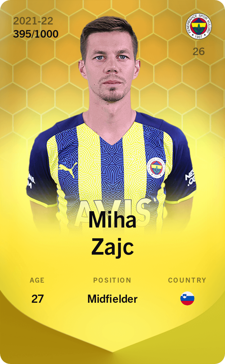 Miha Zajc 2021-22 • Limited 395/1000