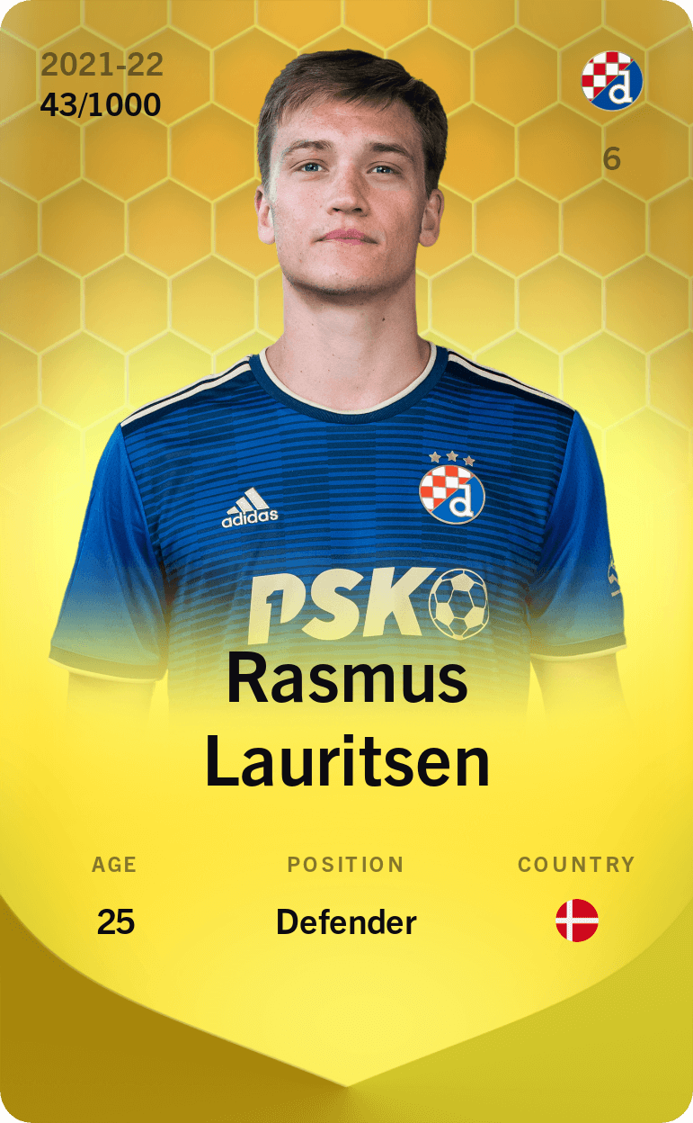 Rasmus Lauritsen 2021-22 • Limited 43/1000