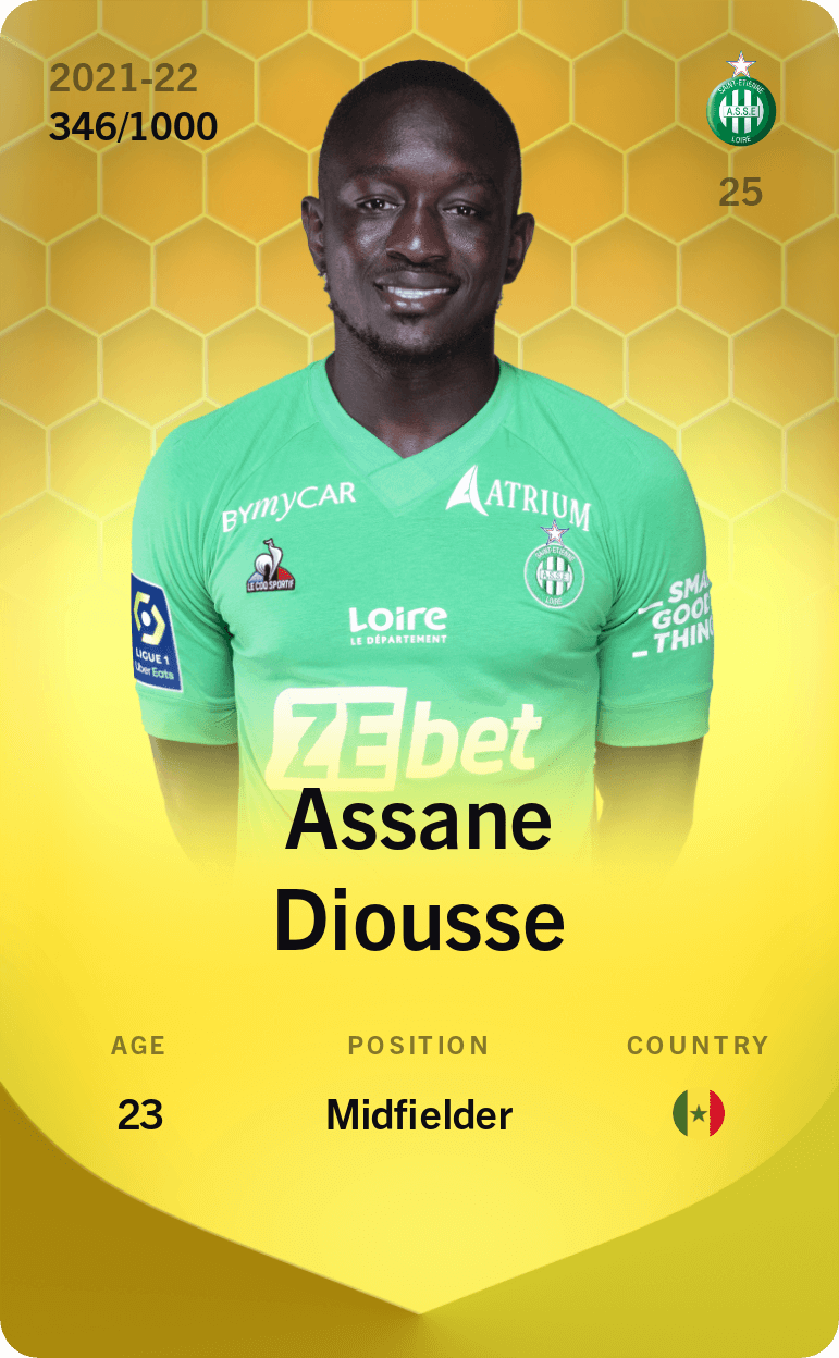 Assane Diousse 2021-22 • Limited 346/1000