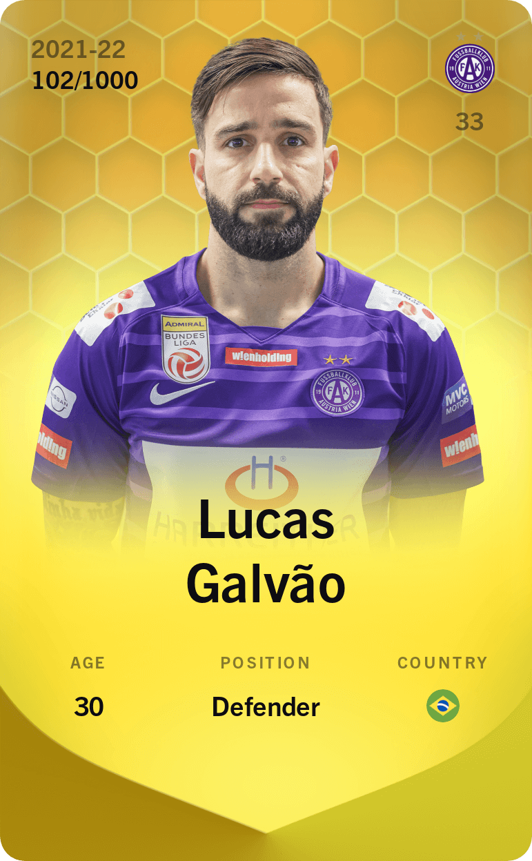 Lucas Galvão 2021-22 • Limited 102/1000