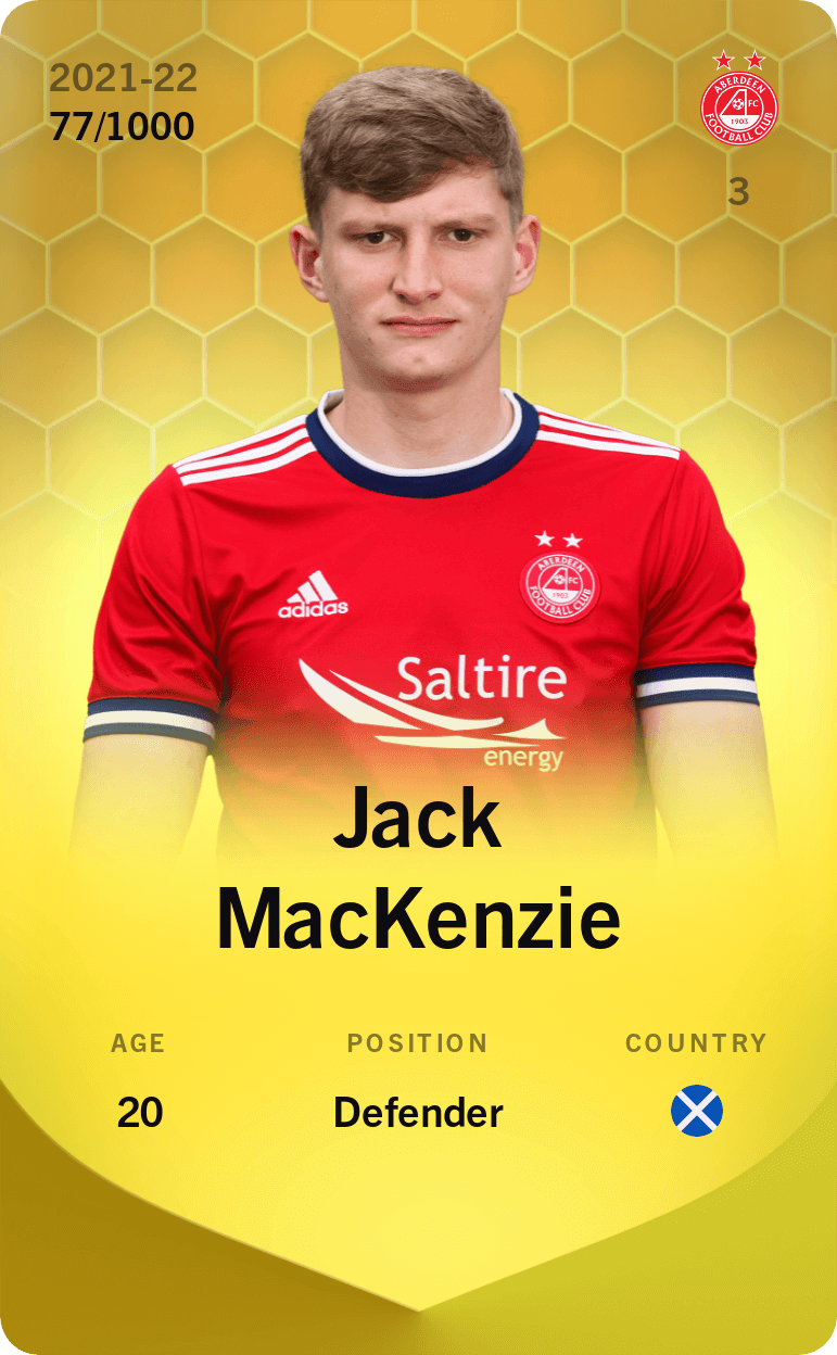 Jack MacKenzie 2021-22 • Limited 77/1000