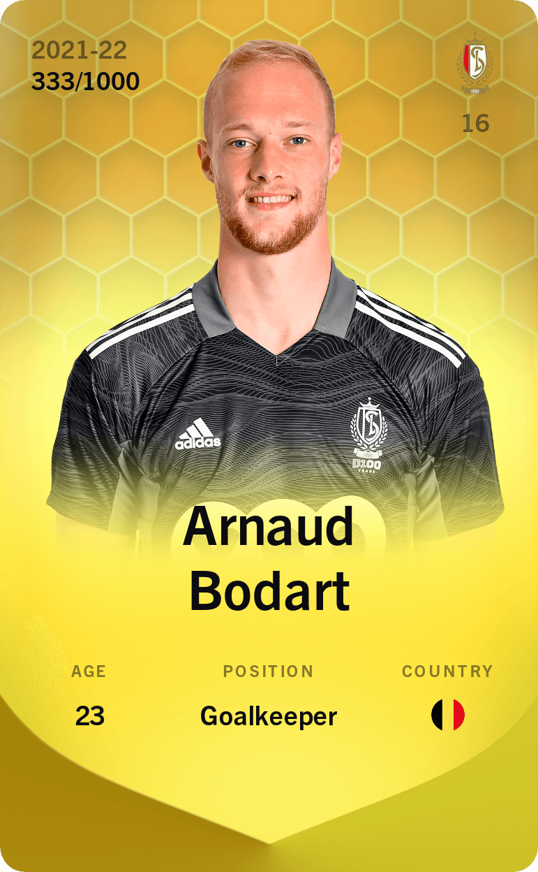 Arnaud Bodart 2021-22 • Limited 333/1000