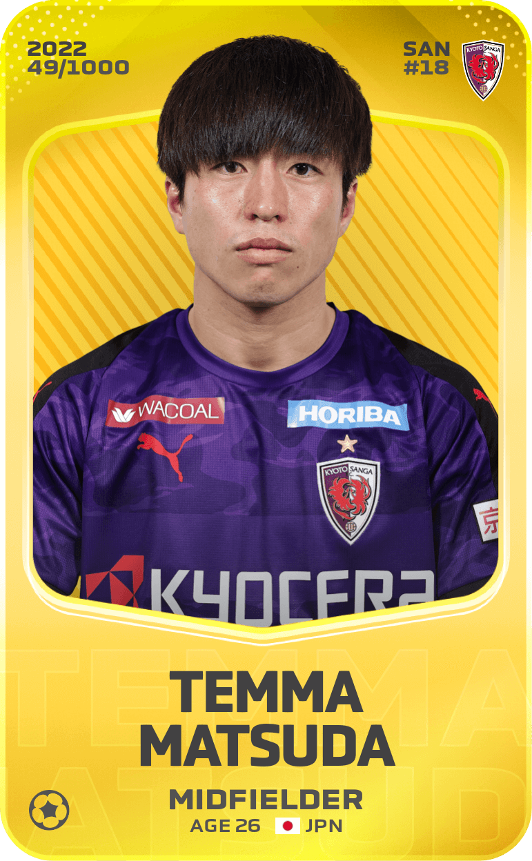 Temma Matsuda 2022-23 • Limited 49/1000