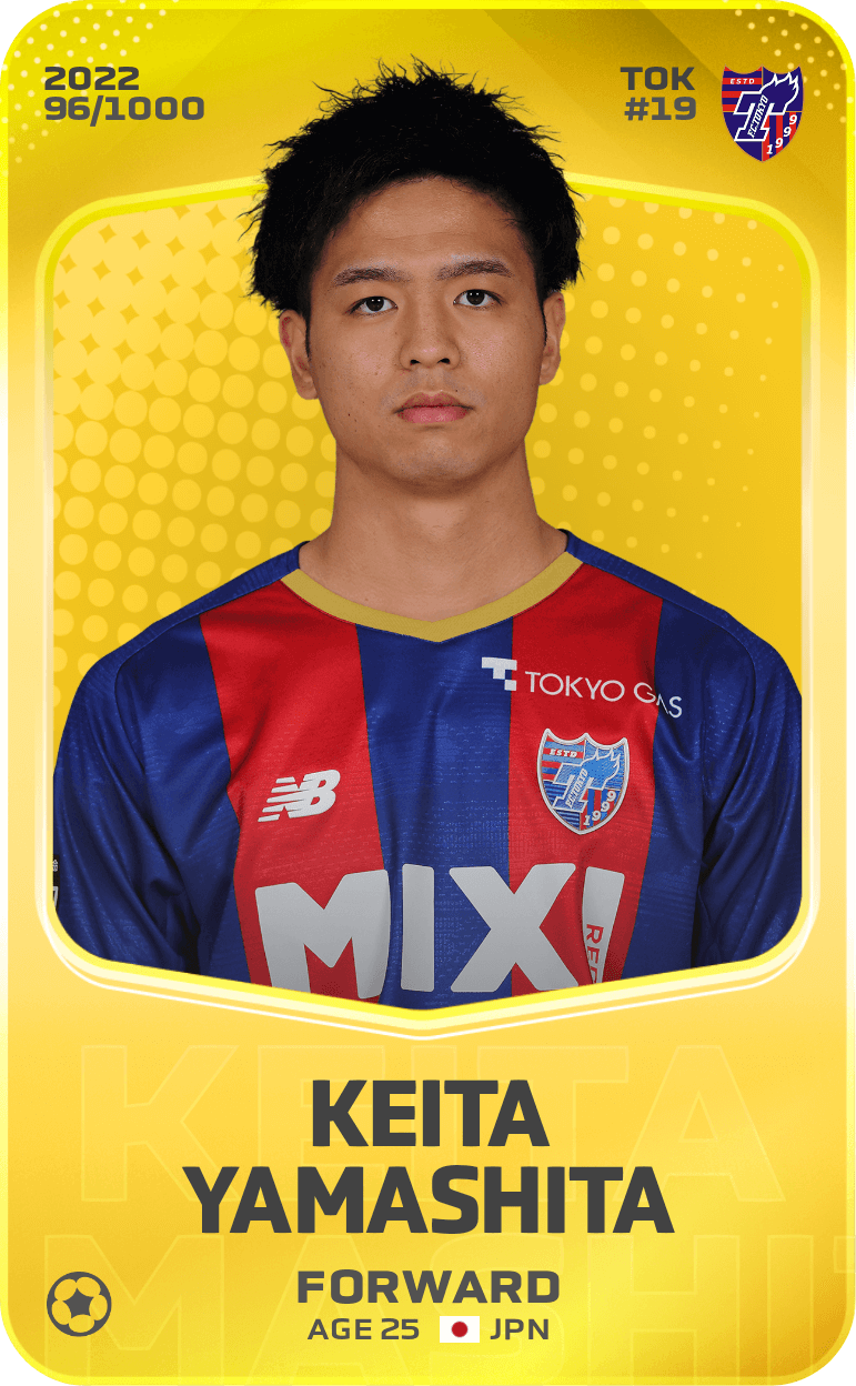 Keita Yamashita 2022-23 • Limited 96/1000