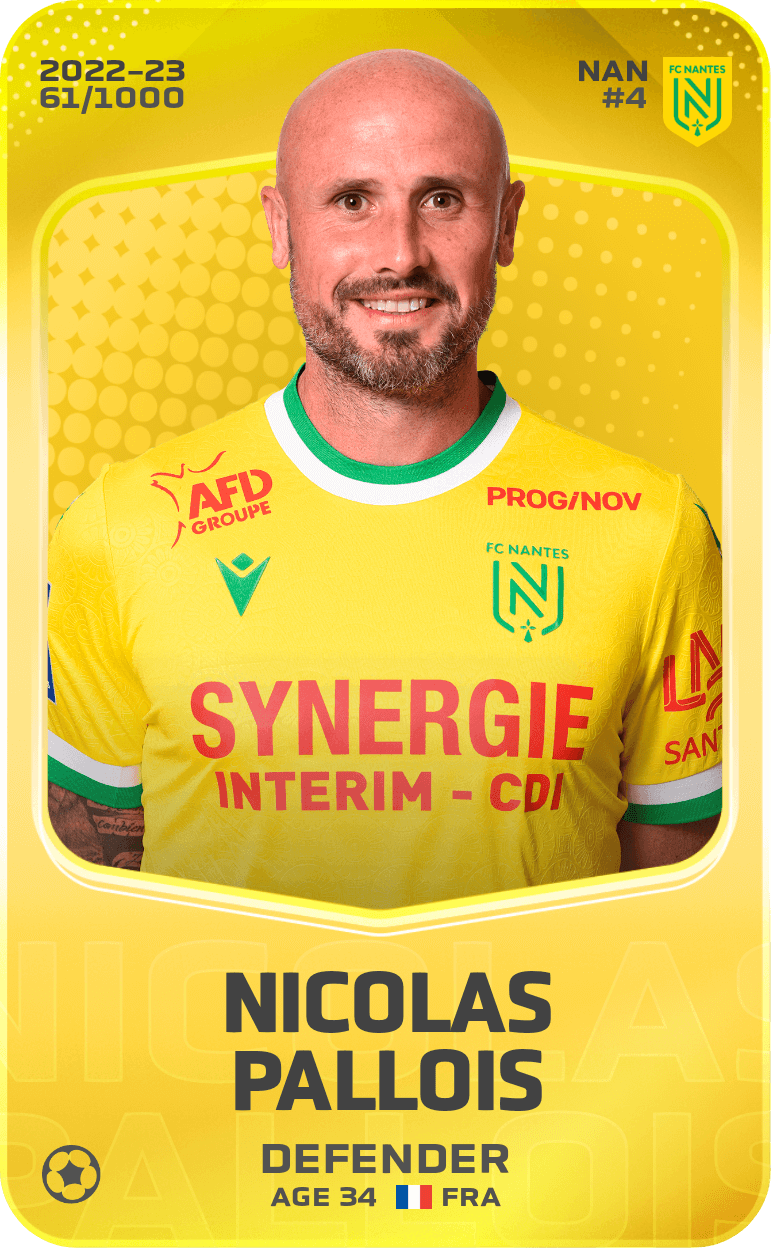Nicolas Pallois 2022-23 • Limited 61/1000