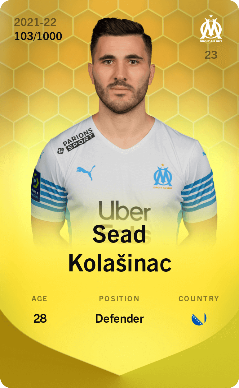 Sead Kolašinac 2021-22 • Limited 103/1000