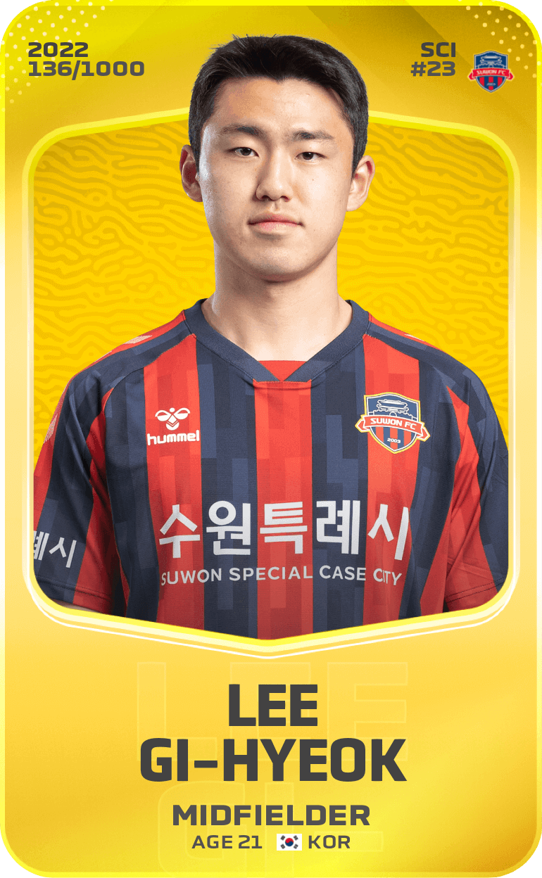 Lee Gi-Hyeok 2022-23 • Limited 136/1000