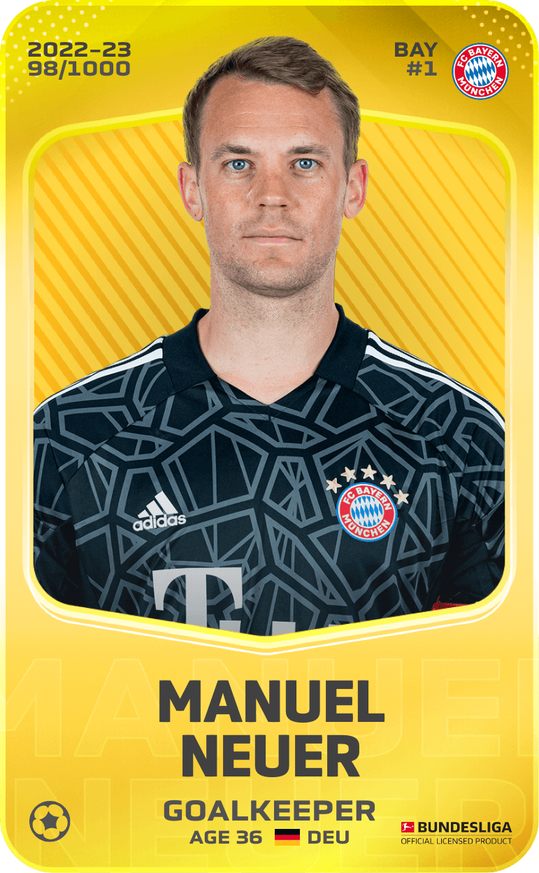 Manuel Neuer 2022-23 • Limited 98/1000