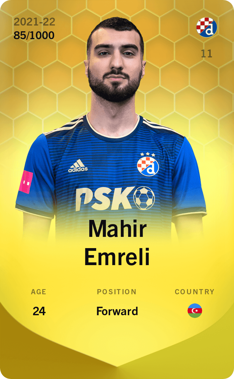 Mahir Emreli 2021-22 • Limited 85/1000