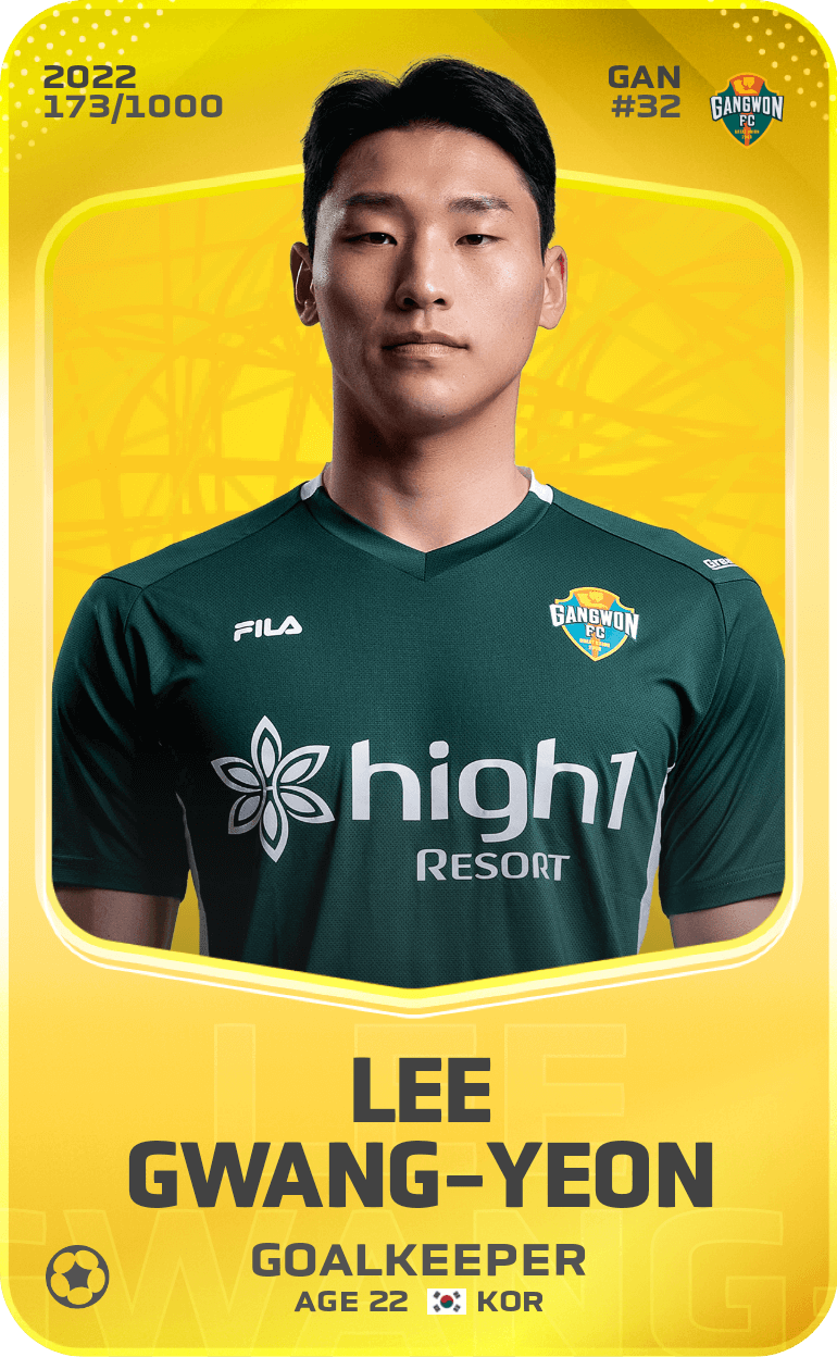 Lee Gwang-Yeon 2022-23 • Limited 173/1000