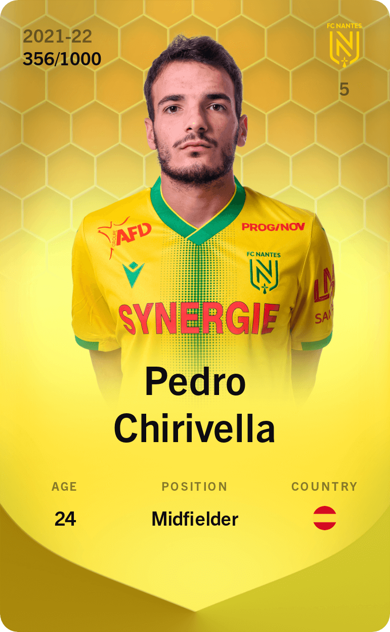 Pedro Chirivella 2021-22 • Limited 356/1000