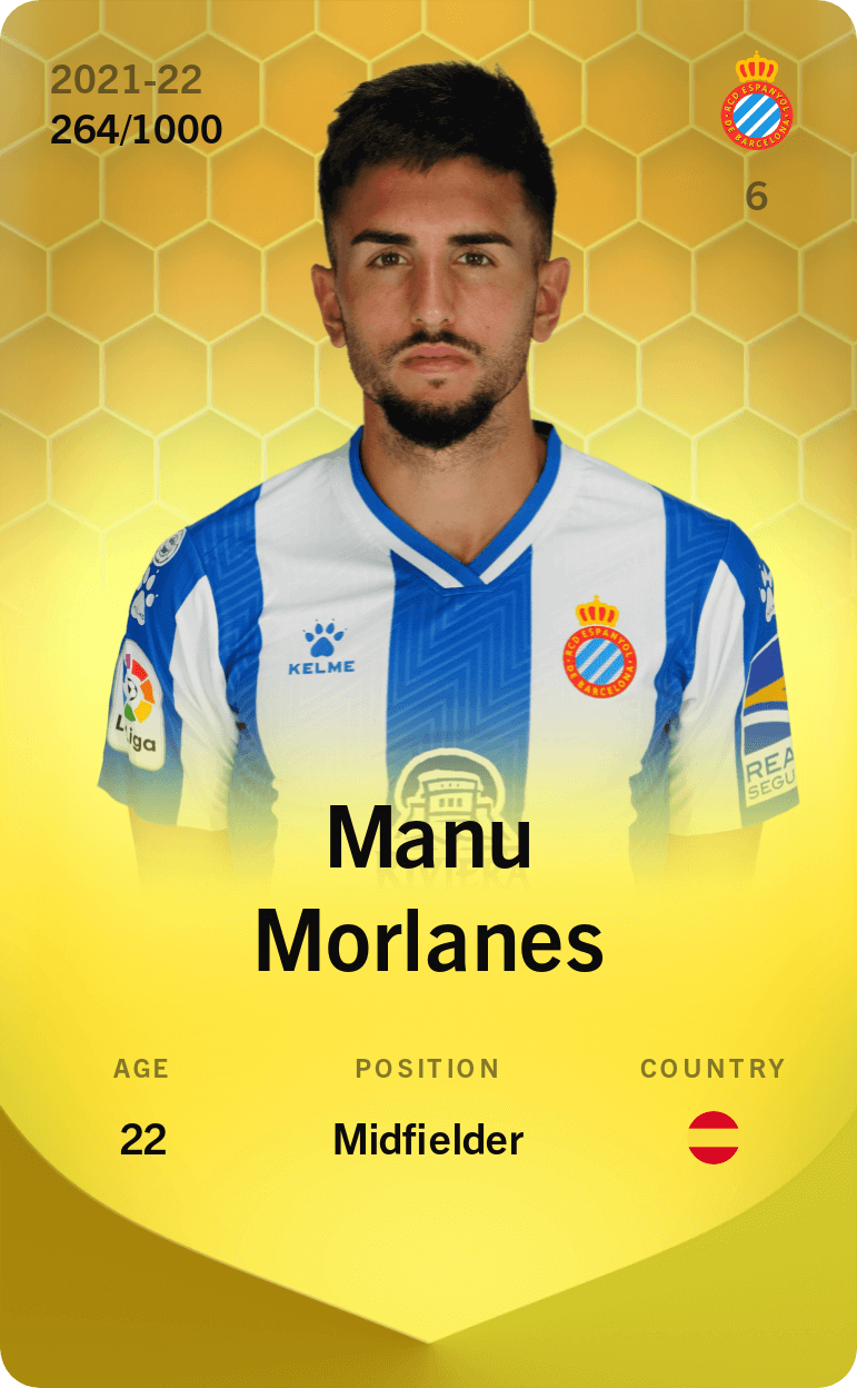 Manu Morlanes 2021-22 • Limited 264/1000
