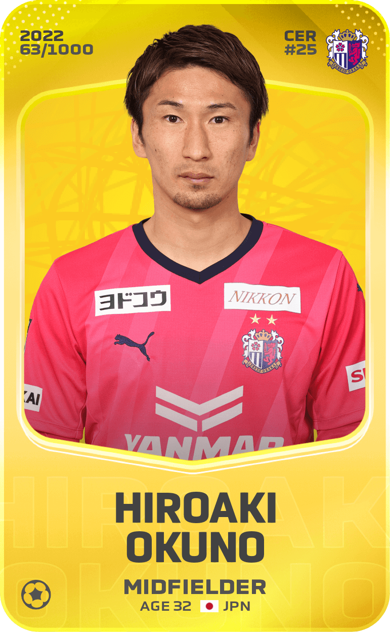 Hiroaki Okuno 2022-23 • Limited 63/1000